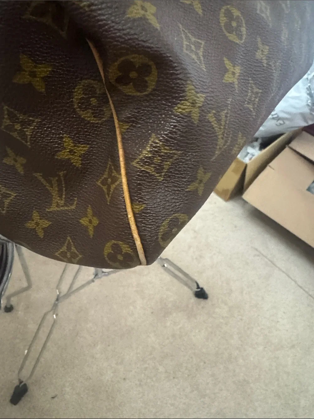 Louis Vuitton Brown Monogram Canvas Top-Handle Satchel
